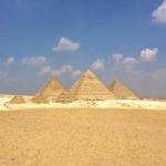 Parco Archeologico di Giza, Deserto e Piramidi di Cheope, Chefren e Micerino, Cairo, Egitto
