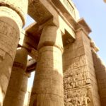 Bassorilievi e Geroglifici Egizi, Grande Sala Ipostila, Tempio di Karnak, Luxor, Egitto